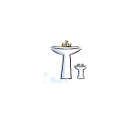 Toilette au lavabo